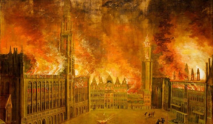 La Grand-Place en flammes : retour sur l’une des pires tragédies bruxelloises