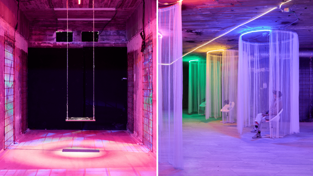 On a testé l’exposition Whispering Lights de Reset Immersive : entre art numérique et exploration urbaine dans une tour bruxelloise abandonnée. 