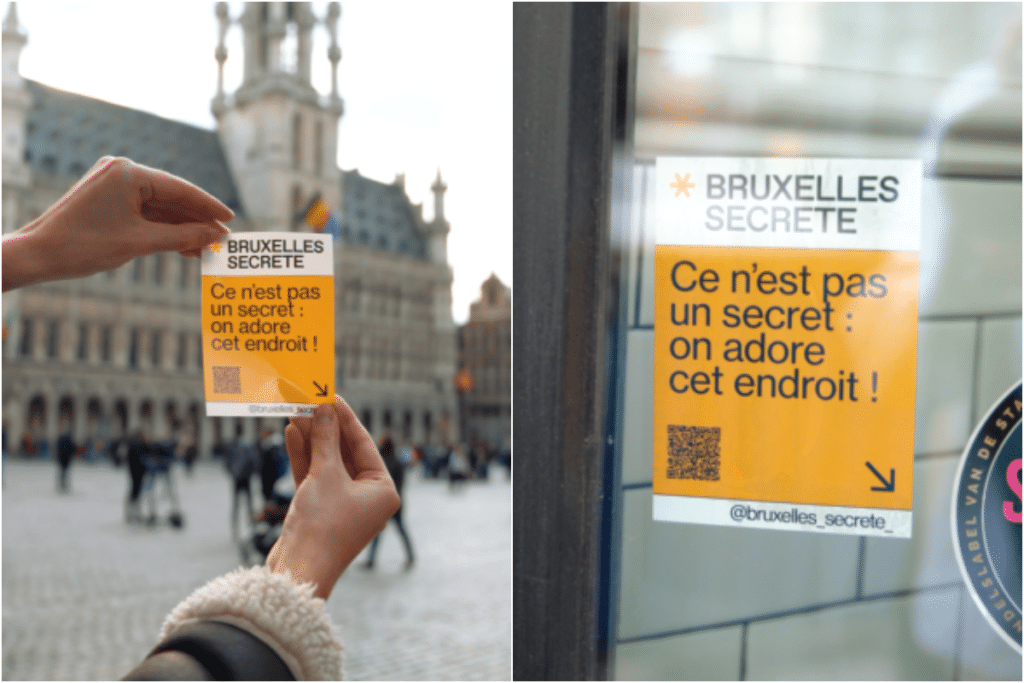 Les adresses préférées de Bruxelles Secrète, validées par notre sticker !